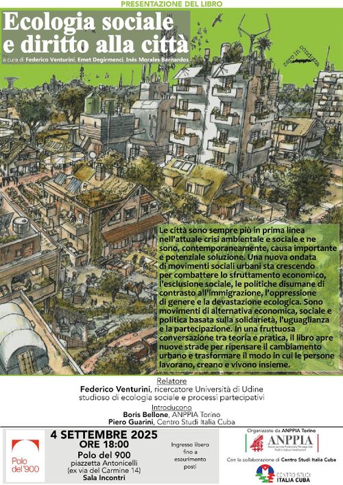 Presentazione del libro “Ecologia sociale e diritto alla città”