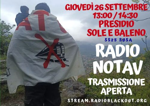 Radionotav, trasmissione aperta 