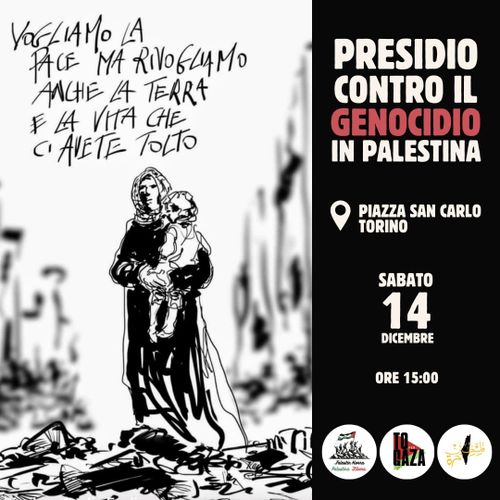 Presdio contro il genocidio in Palestina