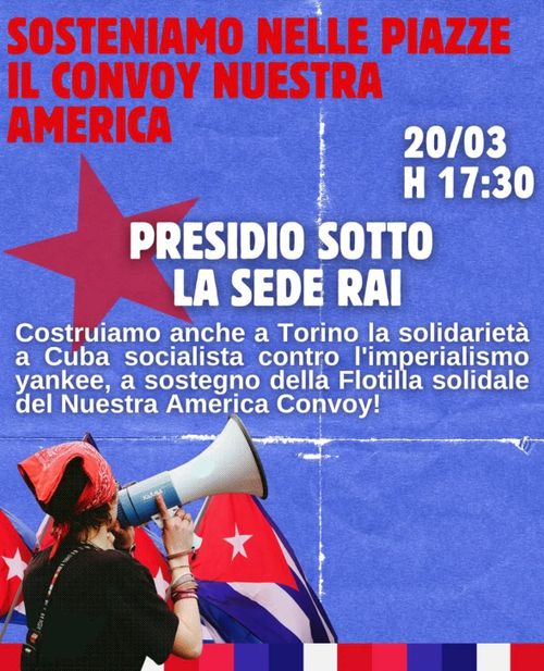 Sosteniamo nelle piazze il Convoy per Nuestra America
