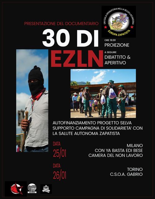 30 di EZLN - proiezione documentario