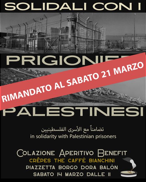 Rimandato Benefit prigionieri palestinesi