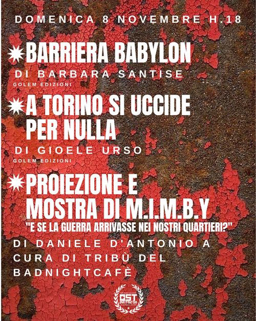 OLTRE BARRIERA - Rubrica di Narrativa Periferica