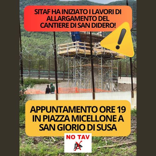 Appuntamento alle 19 in Piazza Micellone a San Giorio!